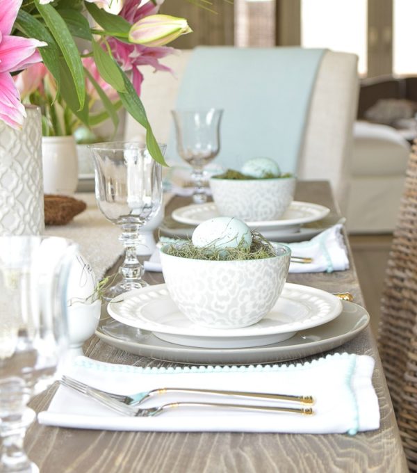 Simple Summer Table Scape - ZDesign At Home