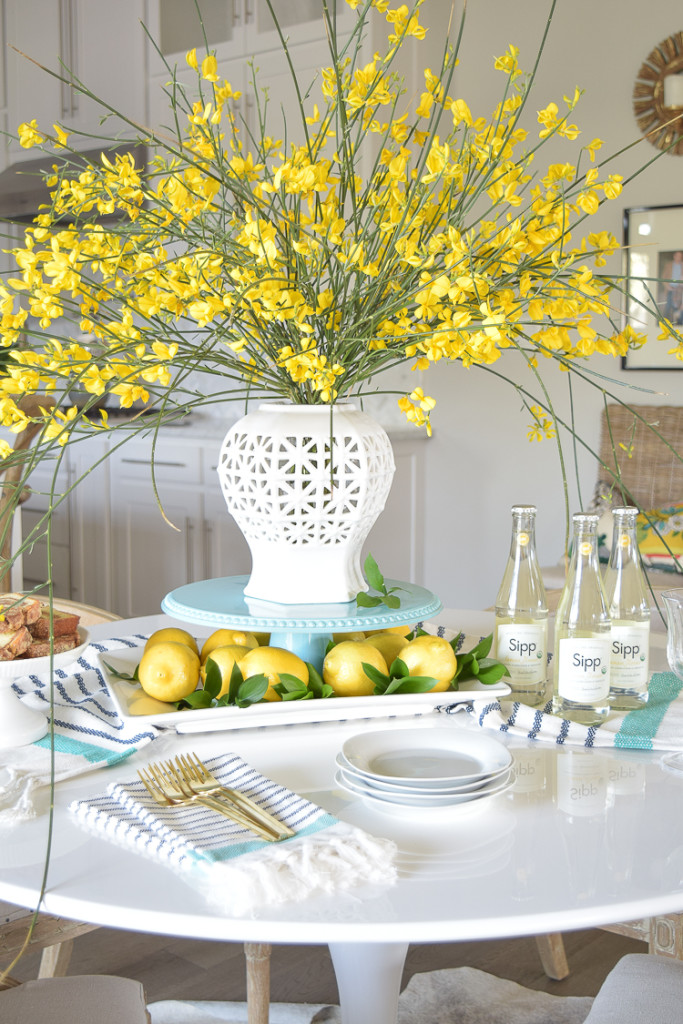 Spring Brunch Entertaining & A White Vase Challenge - ZDesign At Home