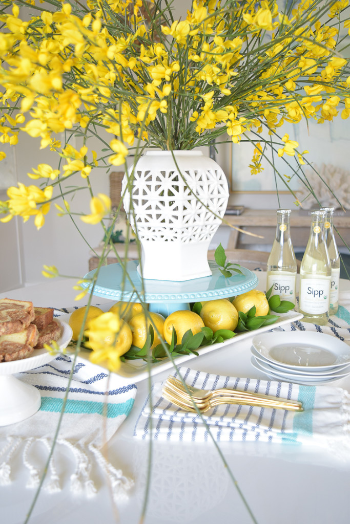 Spring Brunch Entertaining & A White Vase Challenge - ZDesign At Home