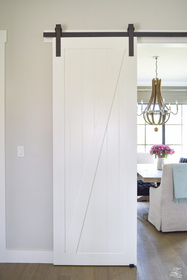 A Welcome Barn Door Addition to Our Home - ZDesign At Home