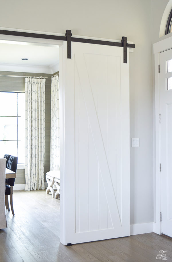 A Welcome Barn Door Addition to Our Home - ZDesign At Home