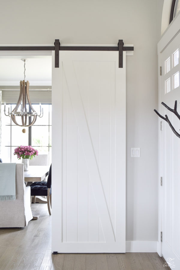 A Welcome Barn Door Addition to Our Home - ZDesign At Home