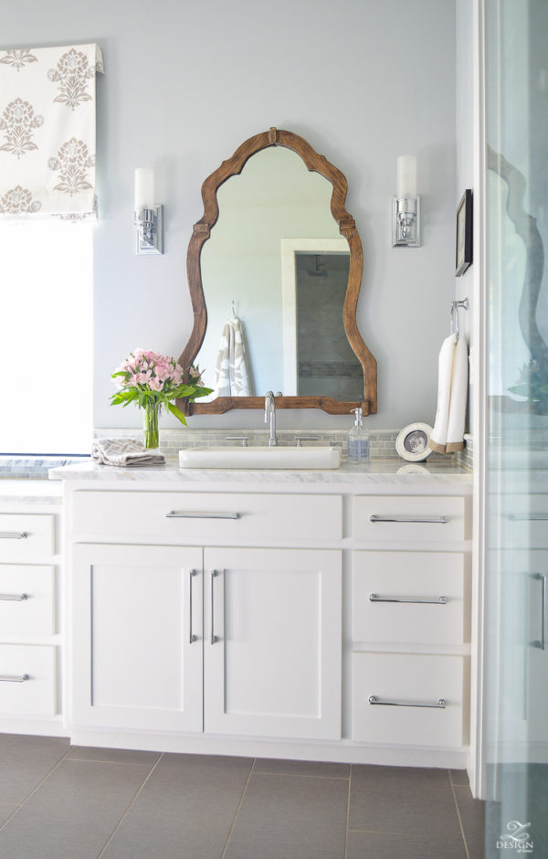 A Transitional Master Bathroom Tour - ZDesign At Home