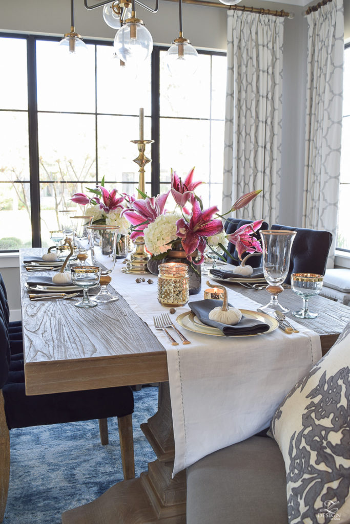 A Rustic, Elegant Thanksgiving - ZDesign At Home