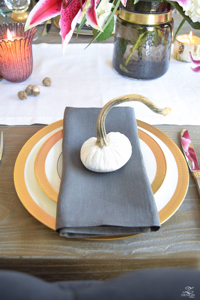 A Rustic, Elegant Thanksgiving - ZDesign At Home