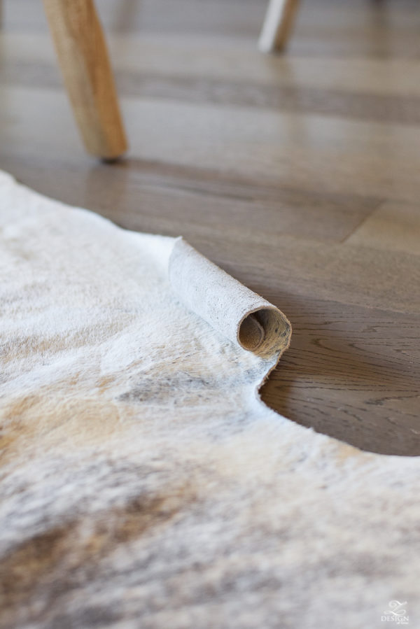 How to Get the Curl out of a Cowhide Rug ZDesign At Home