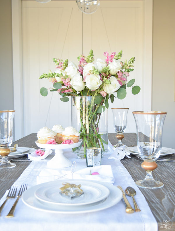 Soft & Simple Valentine's Day Table - ZDesign At Home