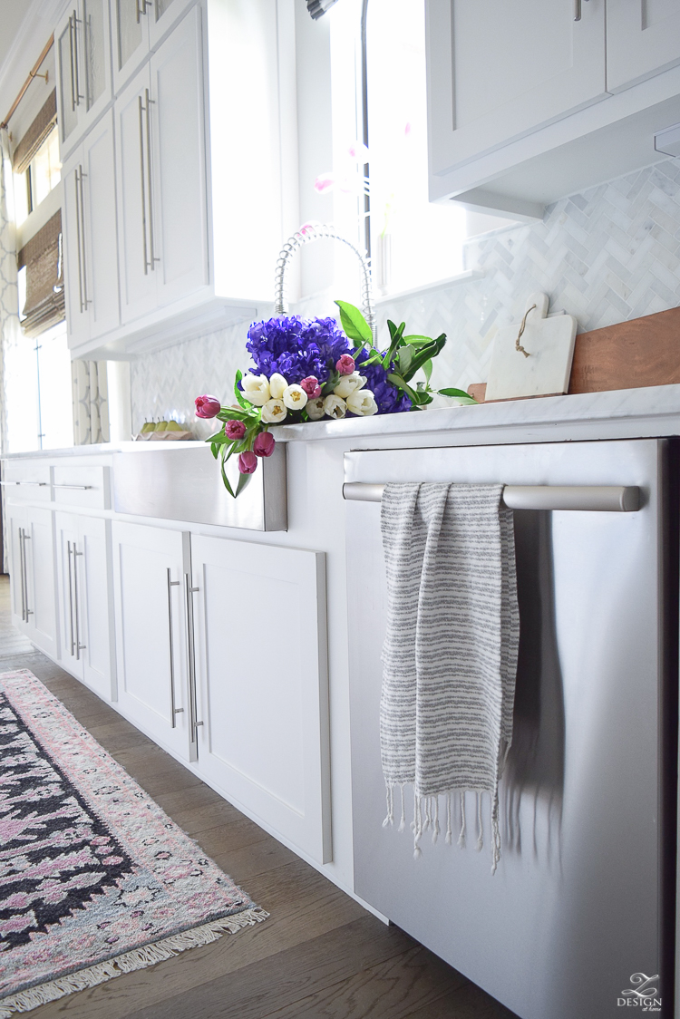 I love styling my counter tops, especially when I use pretty