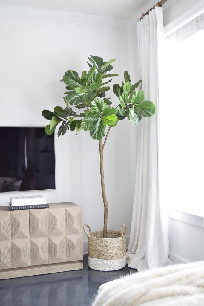 The Best Faux Fiddle Leaf Fig Tree - ZDesign At Home