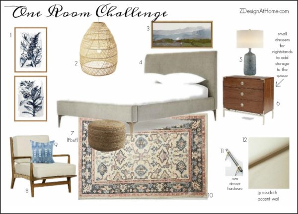 One Room Challenge - Week One - ZDesign At Home