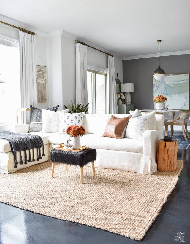 Simple, Modern Fall Decorating Ideas - ZDesign At Home