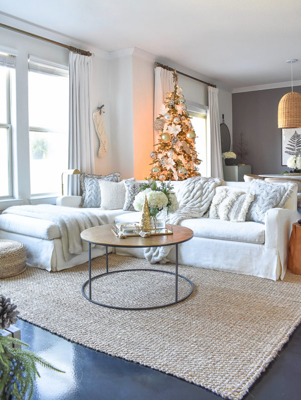 Styled For The Season Christmas Tour - Neutral Christmas Living ...