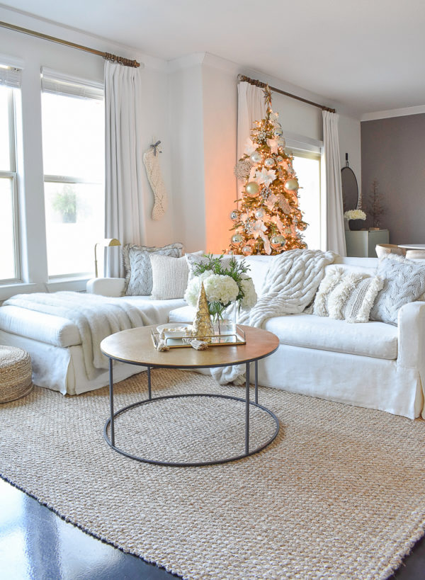 Styled For The Season Christmas Tour - Neutral Christmas Living ...