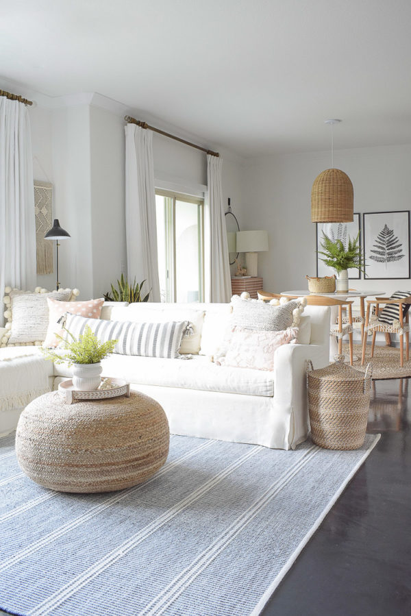 Summer Your Home Living Room Tour - ZDesign At Home