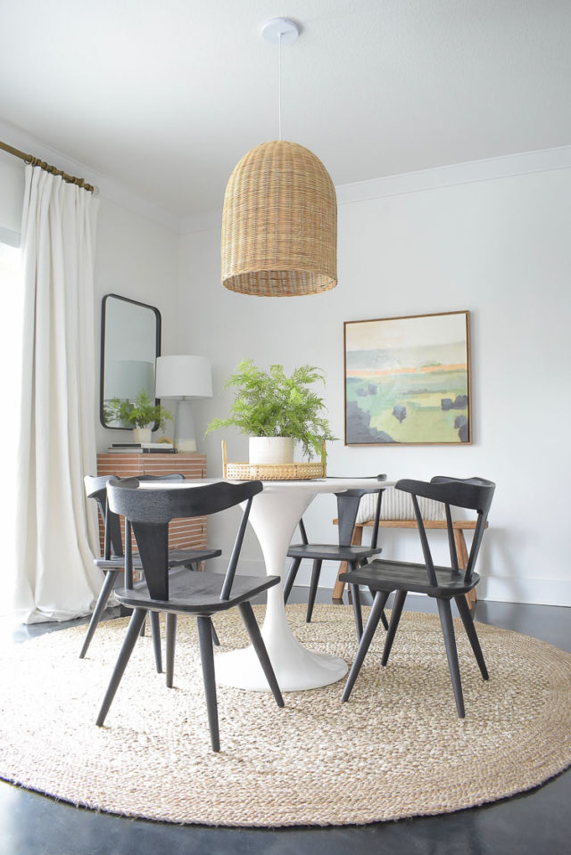 New Black Dining Chairs + Spring Dining Room Tour - ZDesign At Home