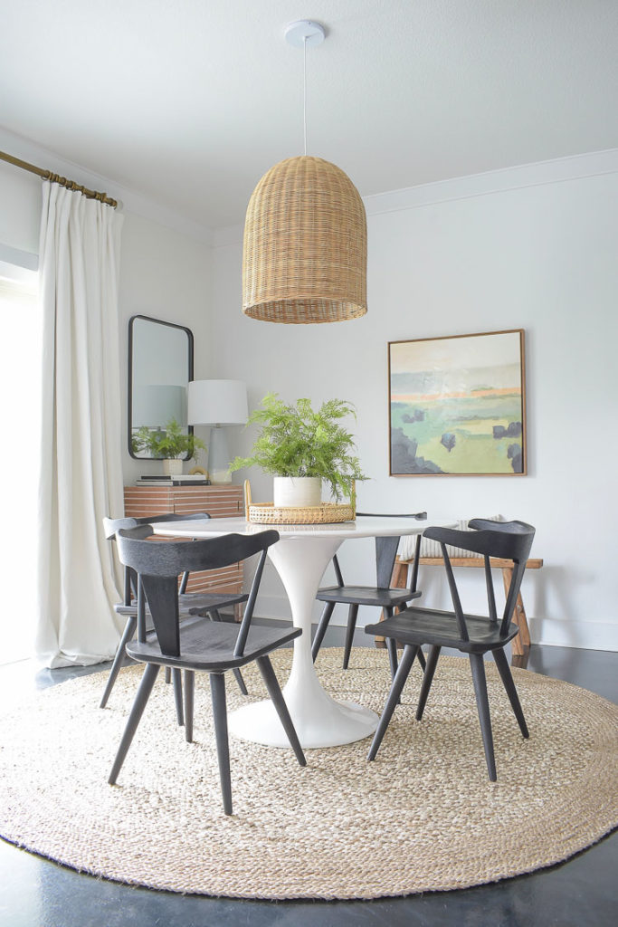 New Black Dining Chairs + Spring Dining Room Tour - ZDesign At Home