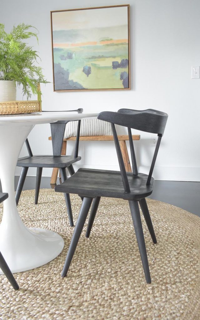 New Black Dining Chairs + Spring Dining Room Tour - ZDesign At Home