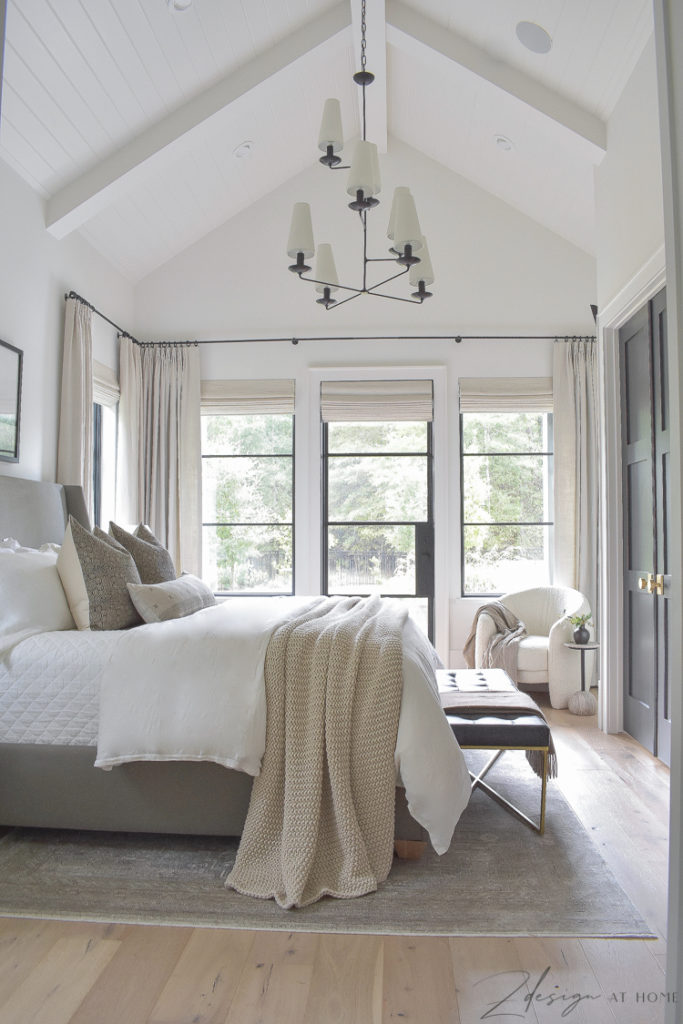 Simple Transitional Modern Fall Bedroom Tour - ZDesign At Home